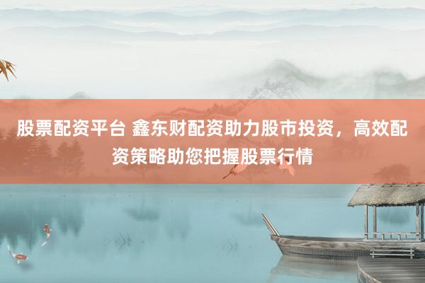 股票配资平台 鑫东财配资助力股市投资，高效配资策略助您把握股票行情