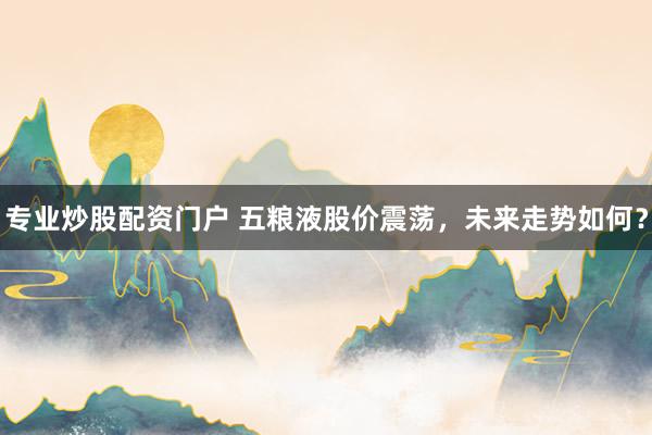 专业炒股配资门户 五粮液股价震荡，未来走势如何？