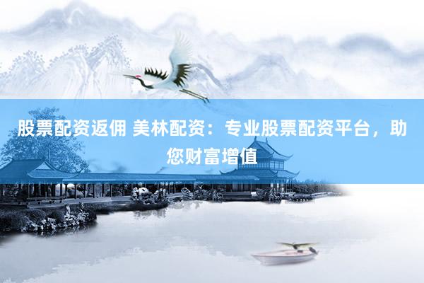 股票配资返佣 美林配资：专业股票配资平台，助您财富增值