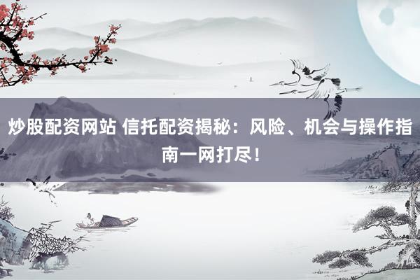 炒股配资网站 信托配资揭秘：风险、机会与操作指南一网打尽！