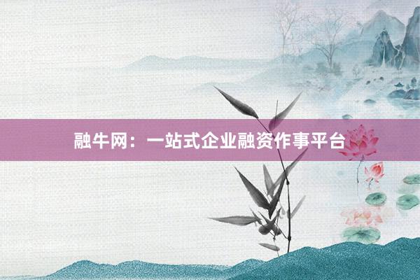 融牛网:一站式企业融资作事平台