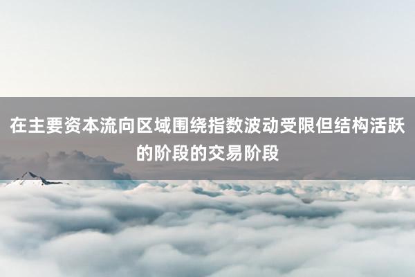 在主要资本流向区域围绕指数波动受限但结构活跃的阶段的交易阶段